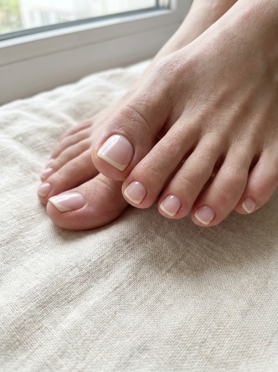 Milky French Pedicure